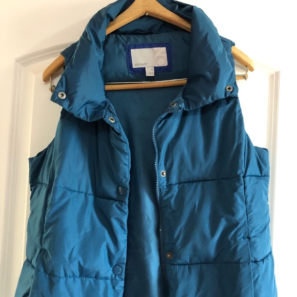 Teal Puffer Vest - Picture 1 of 3